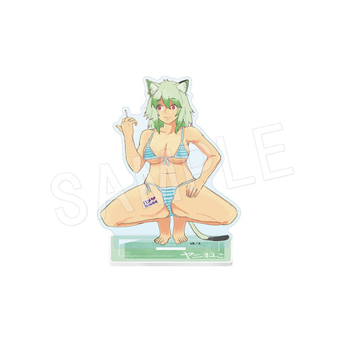 『ヤニねこ』アクリルフィギュアスタンド ハメちゃんねるver. ヤニねこ